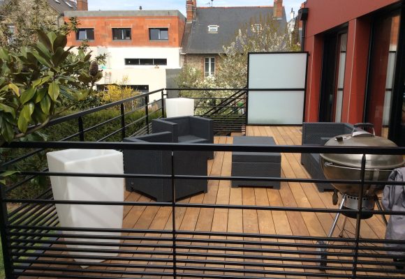 Terrasse surélevée – Rennes